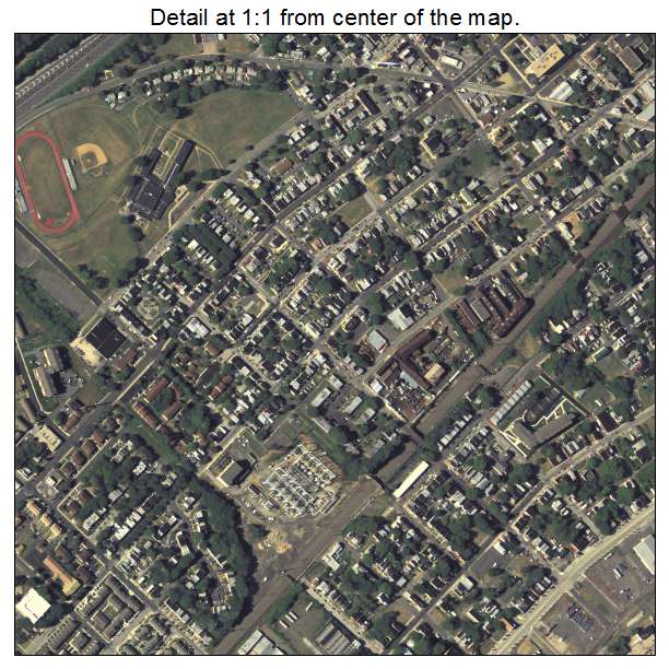 Chester, Pennsylvania aerial imagery detail