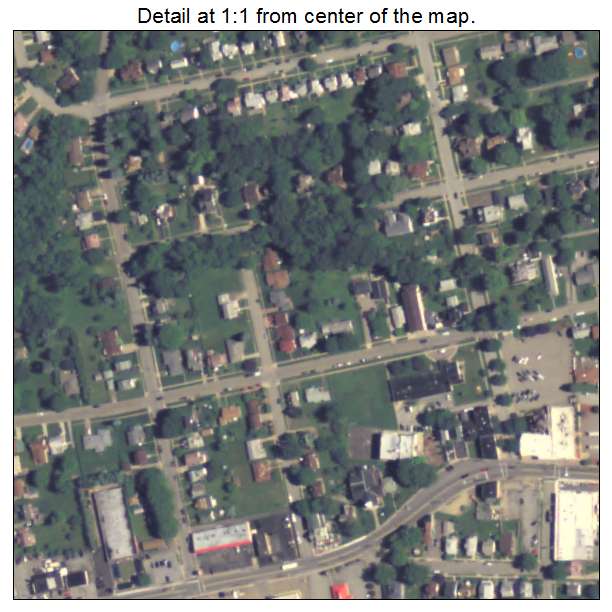 Cheswick, Pennsylvania aerial imagery detail
