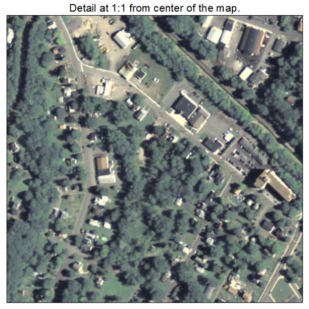 Clarks Summit, Pennsylvania aerial imagery detail