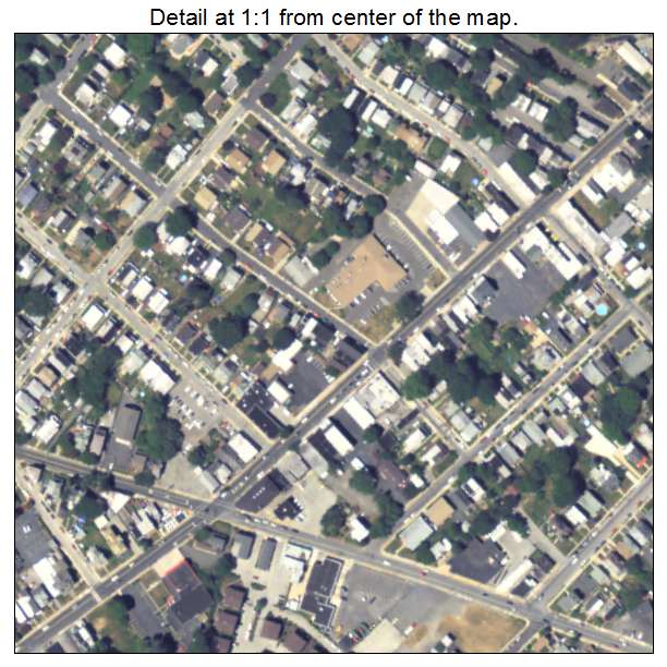Clifton Heights, Pennsylvania aerial imagery detail