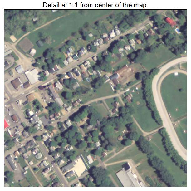 Aerial Photography Map of Cochranton, PA Pennsylvania
