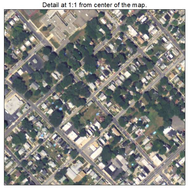 Collingdale, Pennsylvania aerial imagery detail