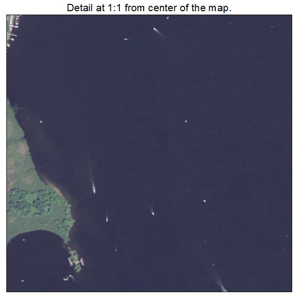 Conneaut Lakeshore, Pennsylvania aerial imagery detail