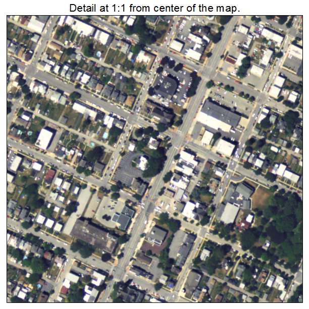 Conshohocken, Pennsylvania aerial imagery detail