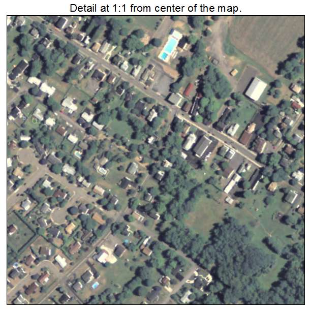 Conyngham, Pennsylvania aerial imagery detail