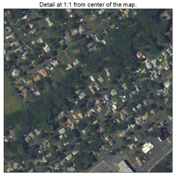 Cornwells Heights Eddington, Pennsylvania aerial imagery detail