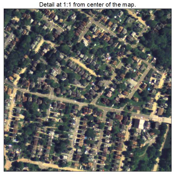 Crafton, Pennsylvania aerial imagery detail