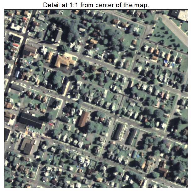 Cresson, Pennsylvania aerial imagery detail