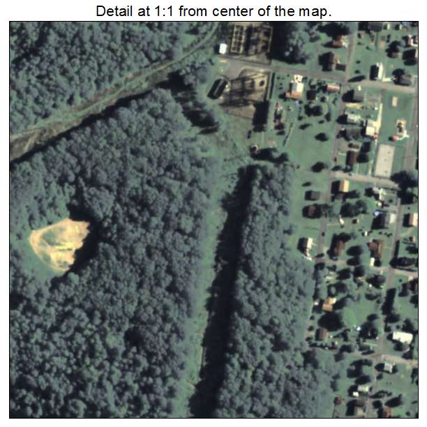 Daisytown, Pennsylvania aerial imagery detail