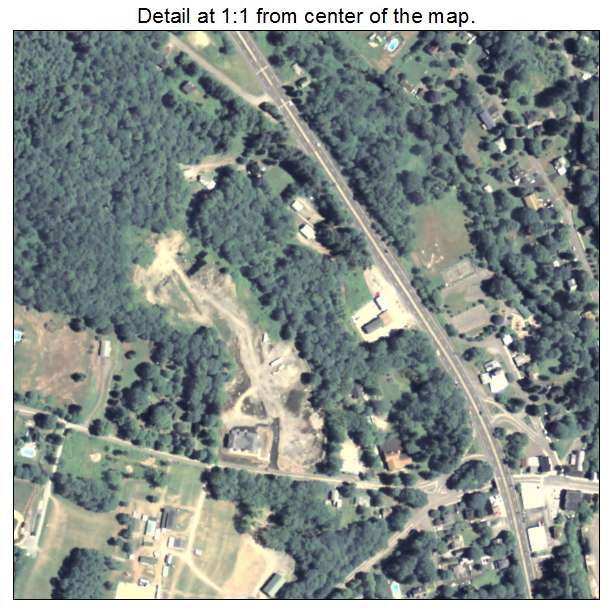 Dalton, Pennsylvania aerial imagery detail