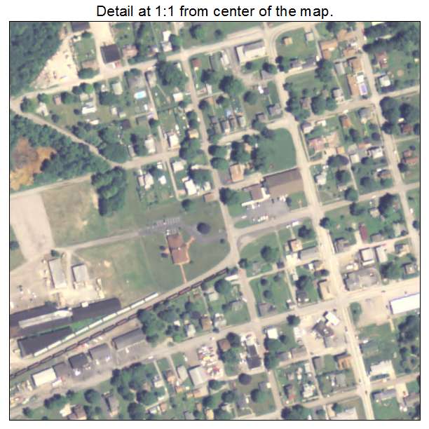 Darlington, Pennsylvania aerial imagery detail