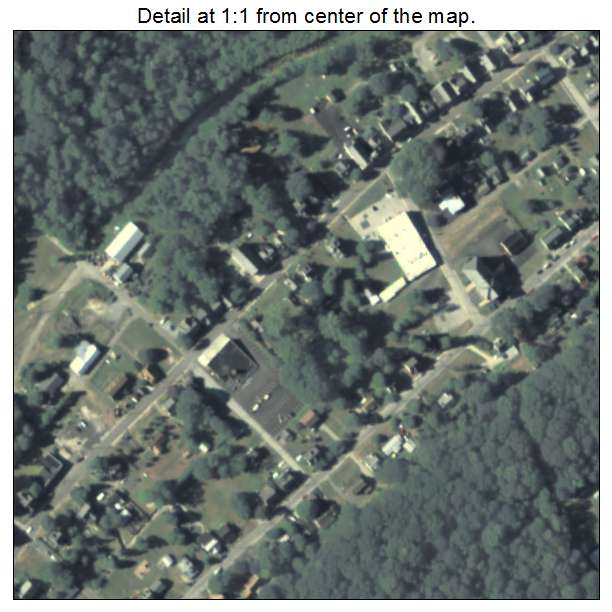 Delta, Pennsylvania aerial imagery detail