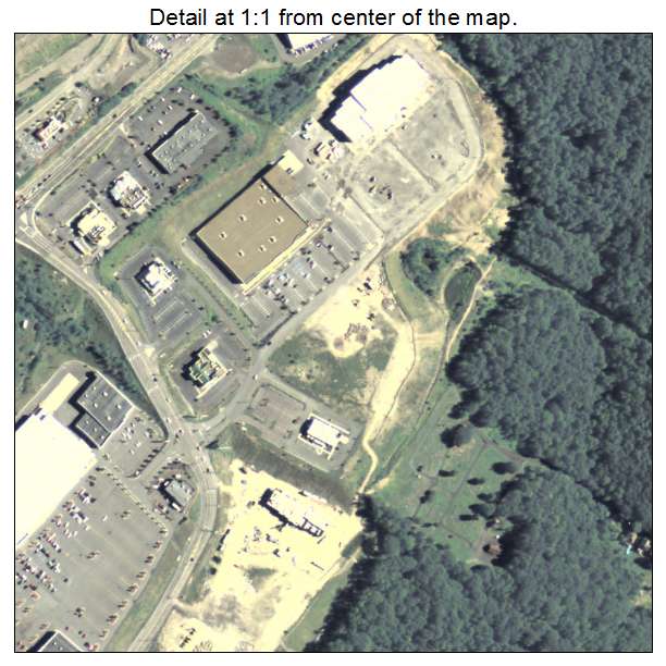 Dickson City, Pennsylvania aerial imagery detail