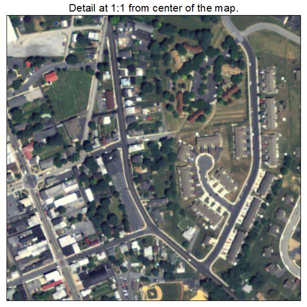 Dillsburg, Pennsylvania aerial imagery detail