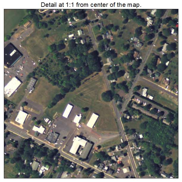 Dublin, Pennsylvania aerial imagery detail