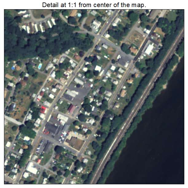 Duncannon, Pennsylvania aerial imagery detail