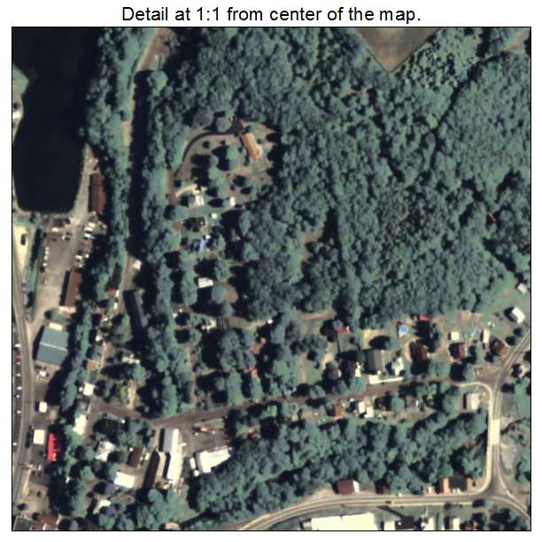 Dushore, Pennsylvania aerial imagery detail