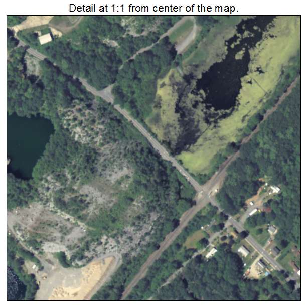 East Bangor, Pennsylvania aerial imagery detail