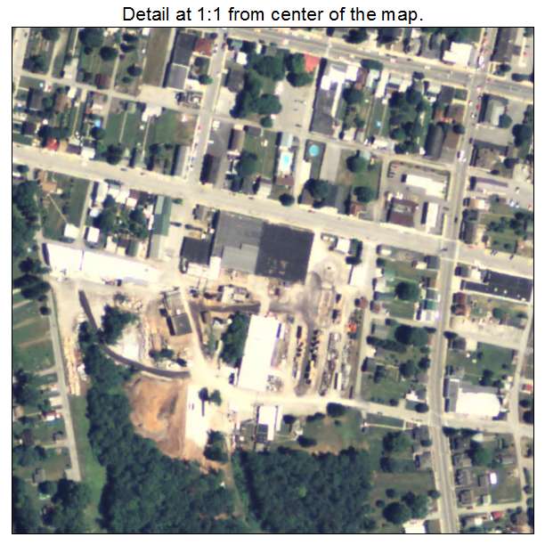 East Berlin, Pennsylvania aerial imagery detail