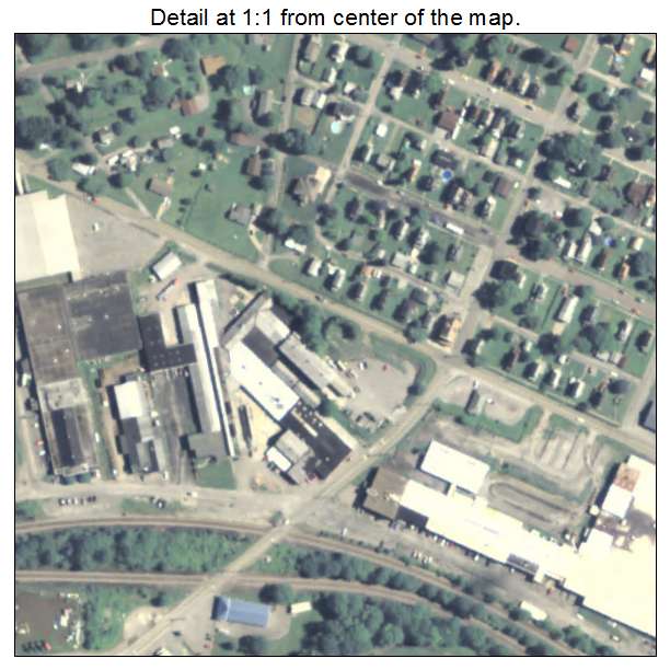 East Butler, Pennsylvania aerial imagery detail