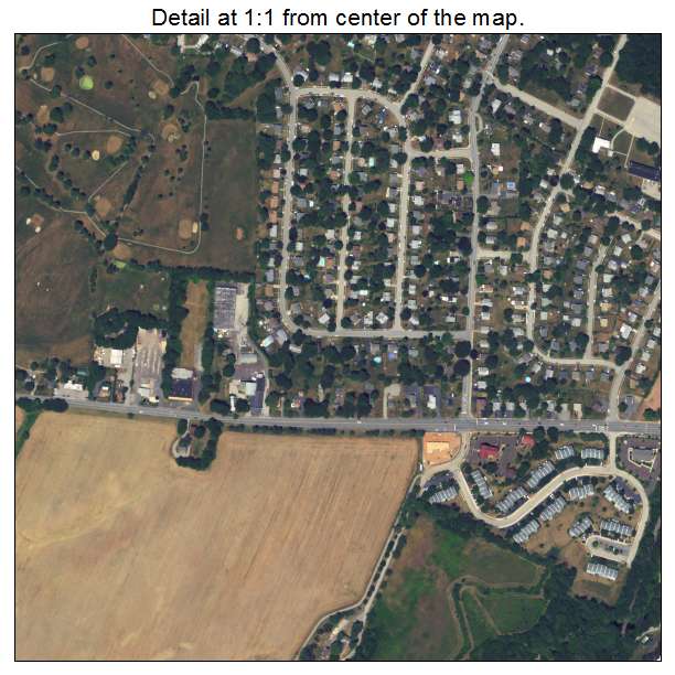 East Norriton, Pennsylvania aerial imagery detail