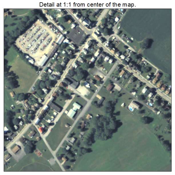 East Prospect, Pennsylvania aerial imagery detail