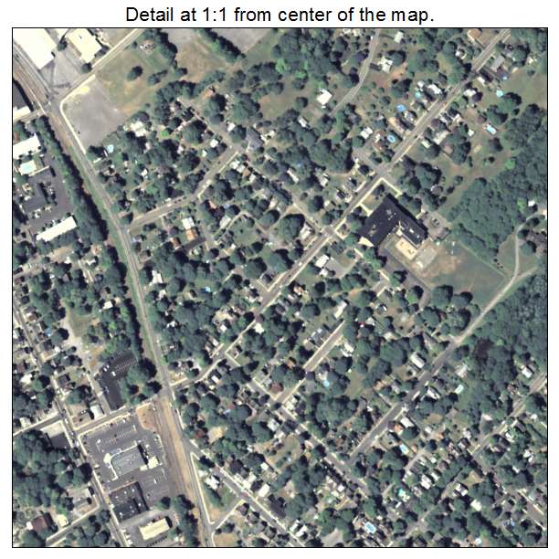 East Stroudsburg, Pennsylvania aerial imagery detail