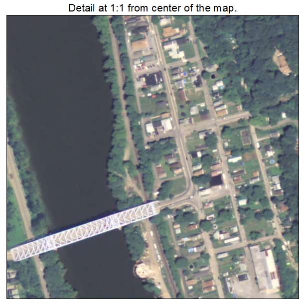 Eastvale, Pennsylvania aerial imagery detail