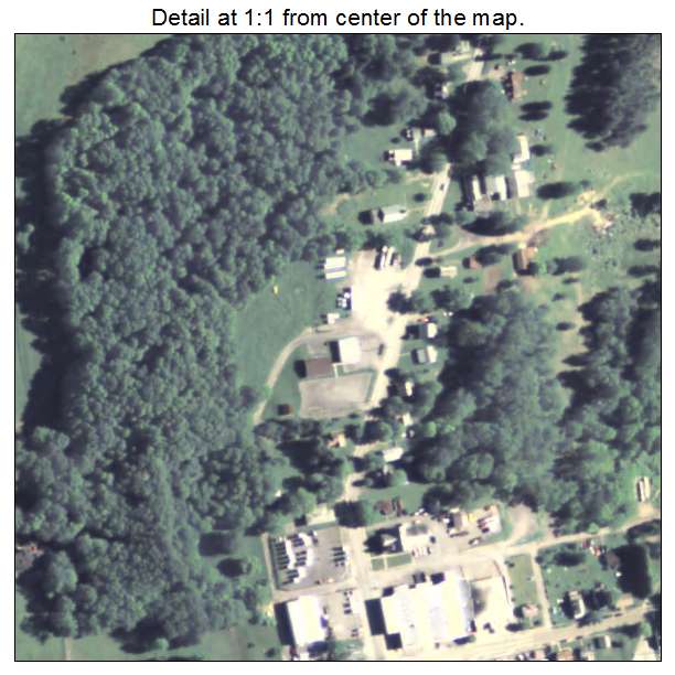 Eau Claire, Pennsylvania aerial imagery detail