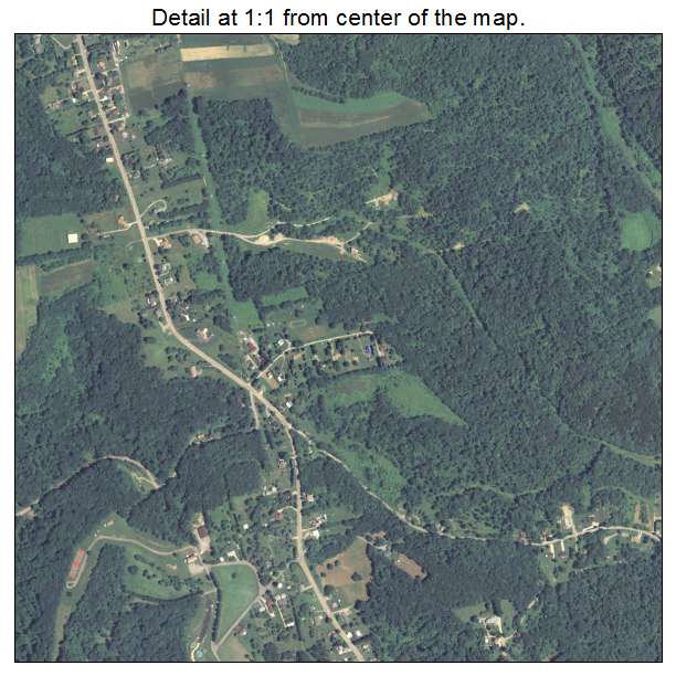 Economy, Pennsylvania aerial imagery detail
