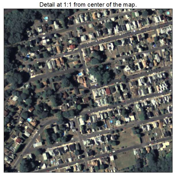 Edgewood, Pennsylvania aerial imagery detail