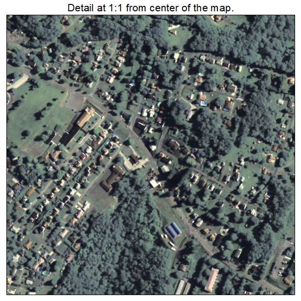 Elim, Pennsylvania aerial imagery detail