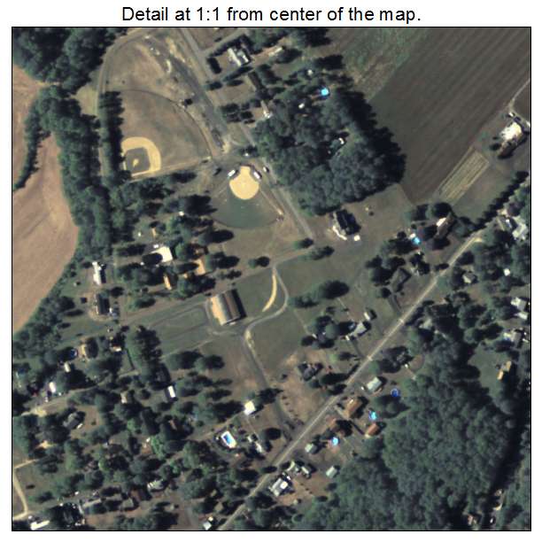 Elysburg, Pennsylvania aerial imagery detail