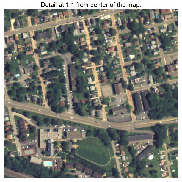 Emsworth, Pennsylvania aerial imagery detail