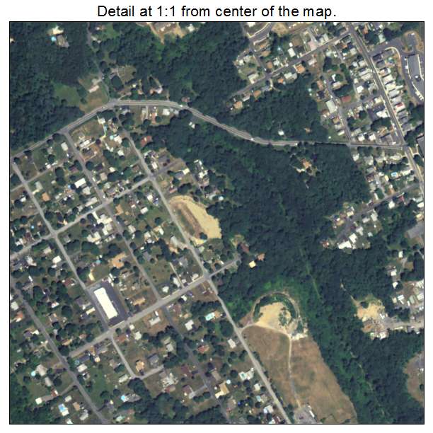 Enola, Pennsylvania aerial imagery detail