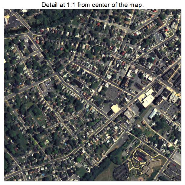 Ephrata, Pennsylvania aerial imagery detail