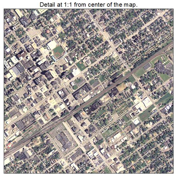 Erie, Pennsylvania aerial imagery detail