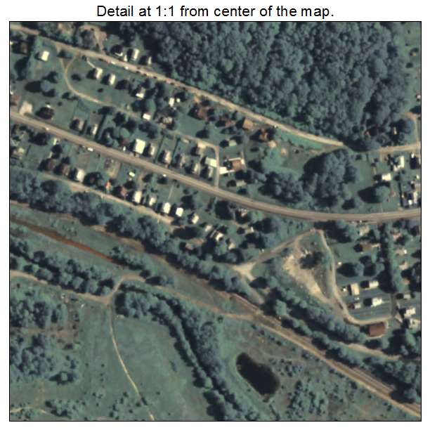 Ernest, Pennsylvania aerial imagery detail