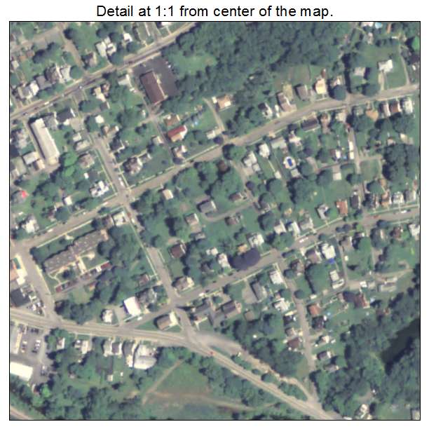 Aerial Photography Map of Evans City, PA Pennsylvania