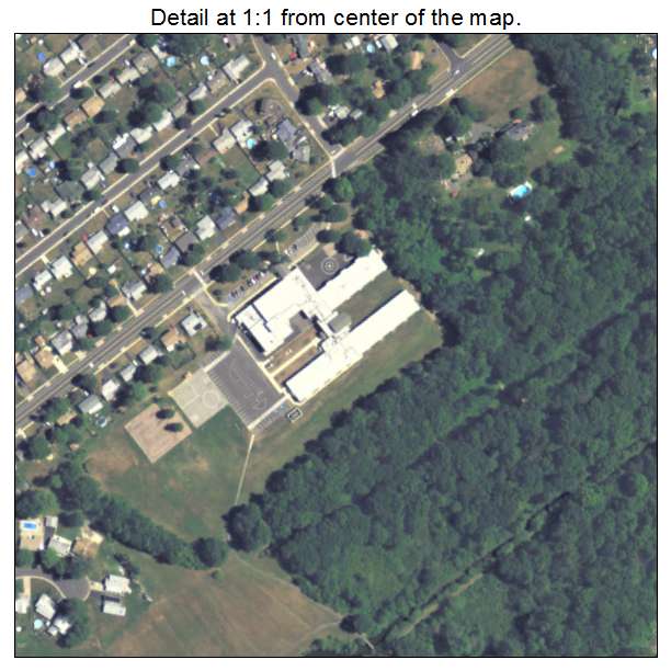 Fairless Hills, Pennsylvania aerial imagery detail