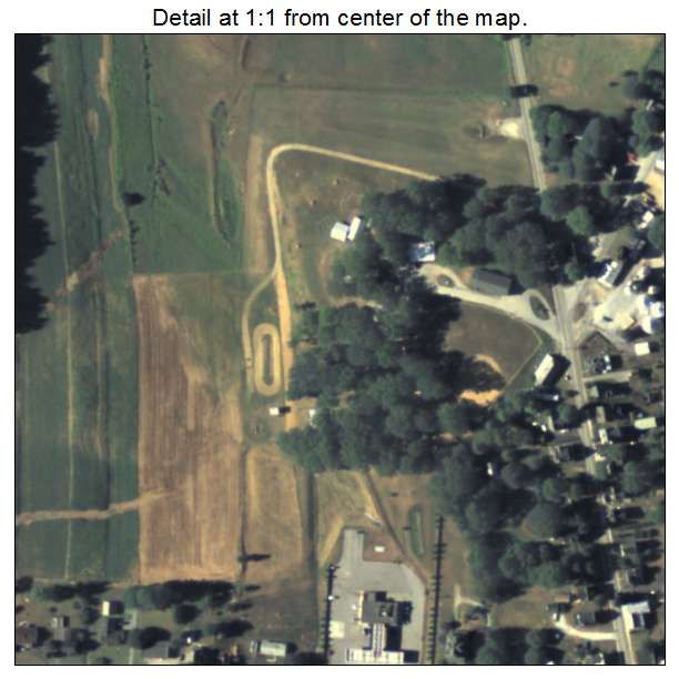 Fawn Grove, Pennsylvania aerial imagery detail