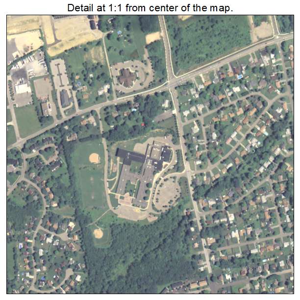 Fernway, Pennsylvania aerial imagery detail