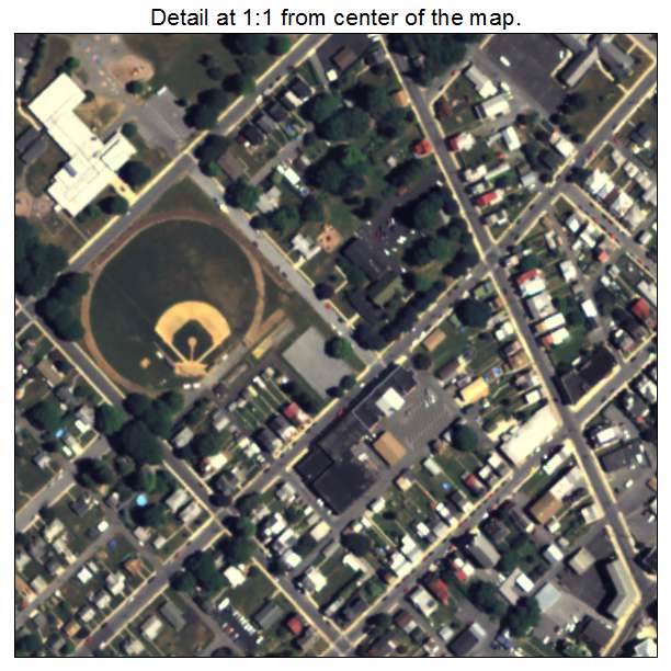 Fleetwood, Pennsylvania aerial imagery detail