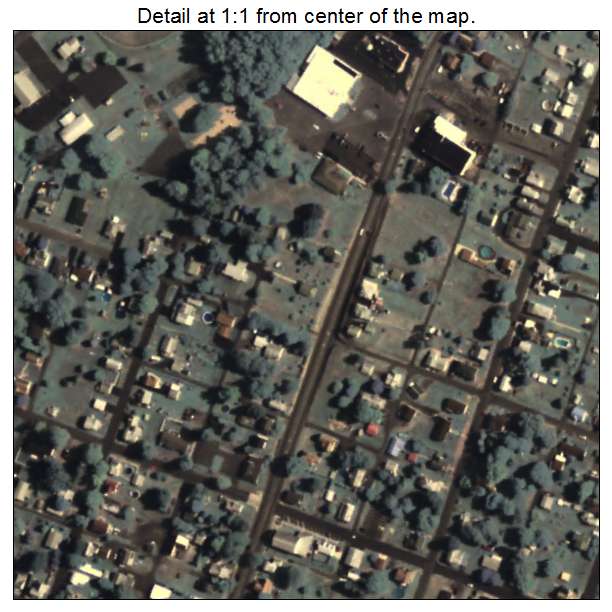 Flemington, Pennsylvania aerial imagery detail