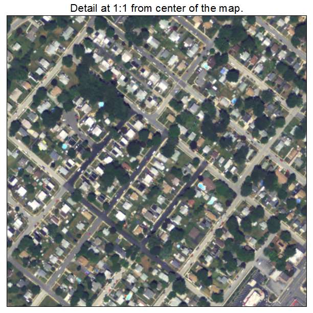 Folsom, Pennsylvania aerial imagery detail