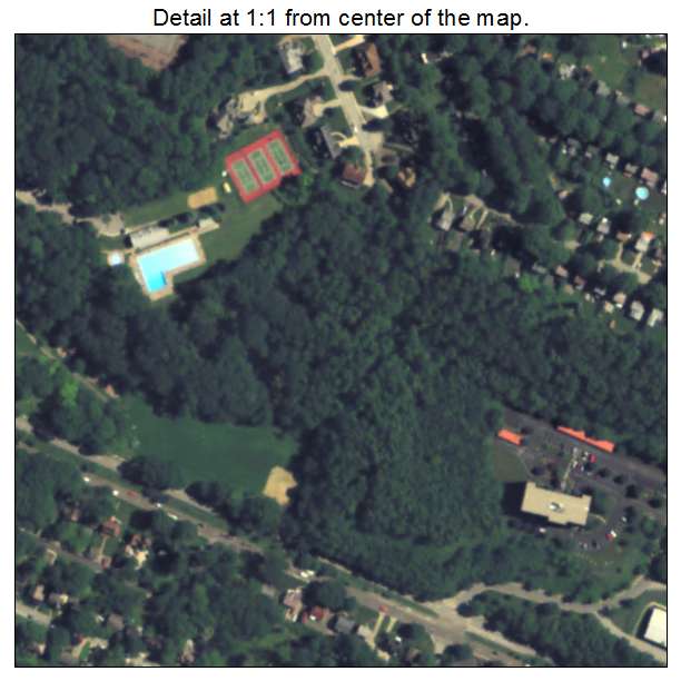 Forest Hills, Pennsylvania aerial imagery detail