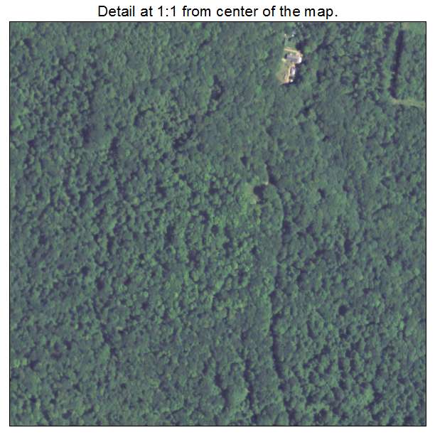 Fredericksburg, Pennsylvania aerial imagery detail