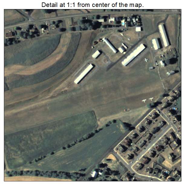 Fredericksburg, Pennsylvania aerial imagery detail