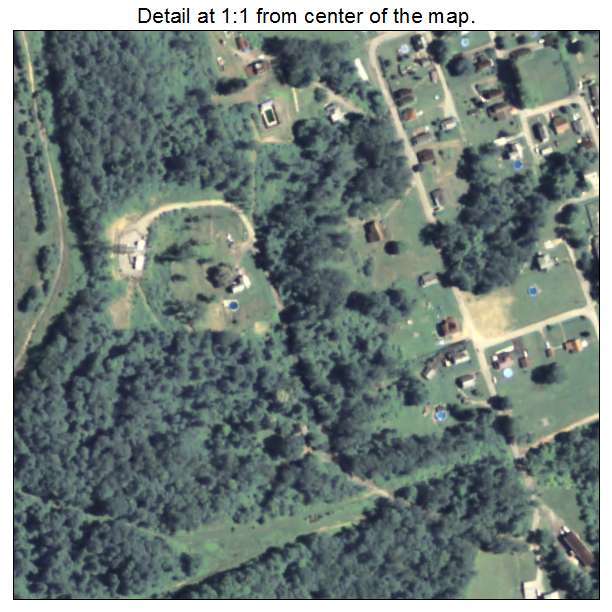 Fredericktown Millsboro, Pennsylvania aerial imagery detail