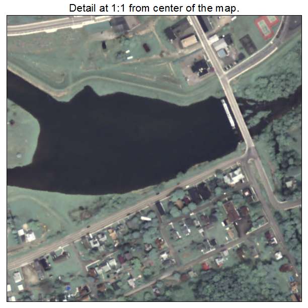 Galeton, Pennsylvania aerial imagery detail